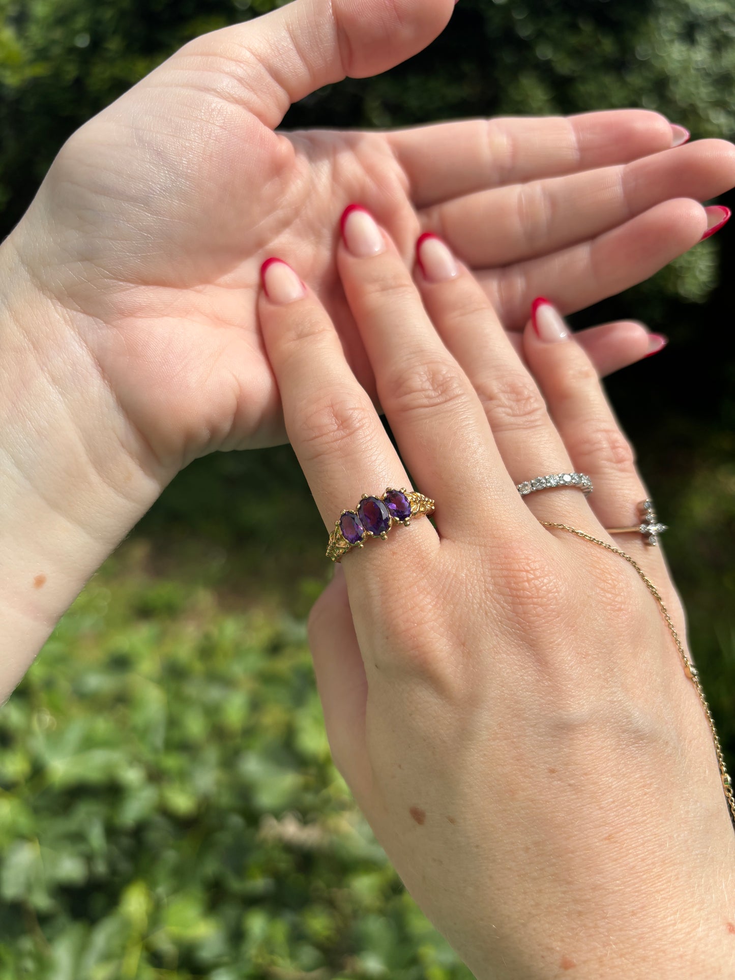 9ct Amethyst Ring
