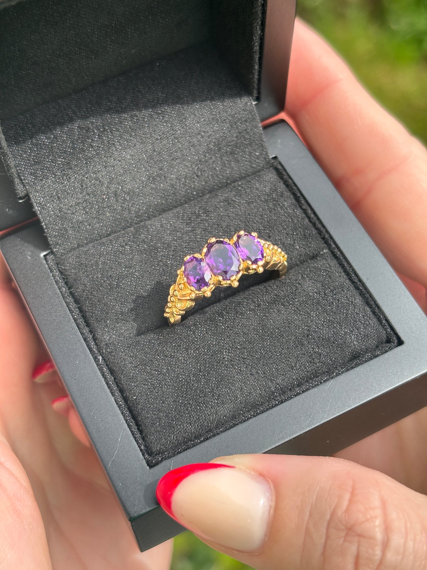 9ct Amethyst Ring