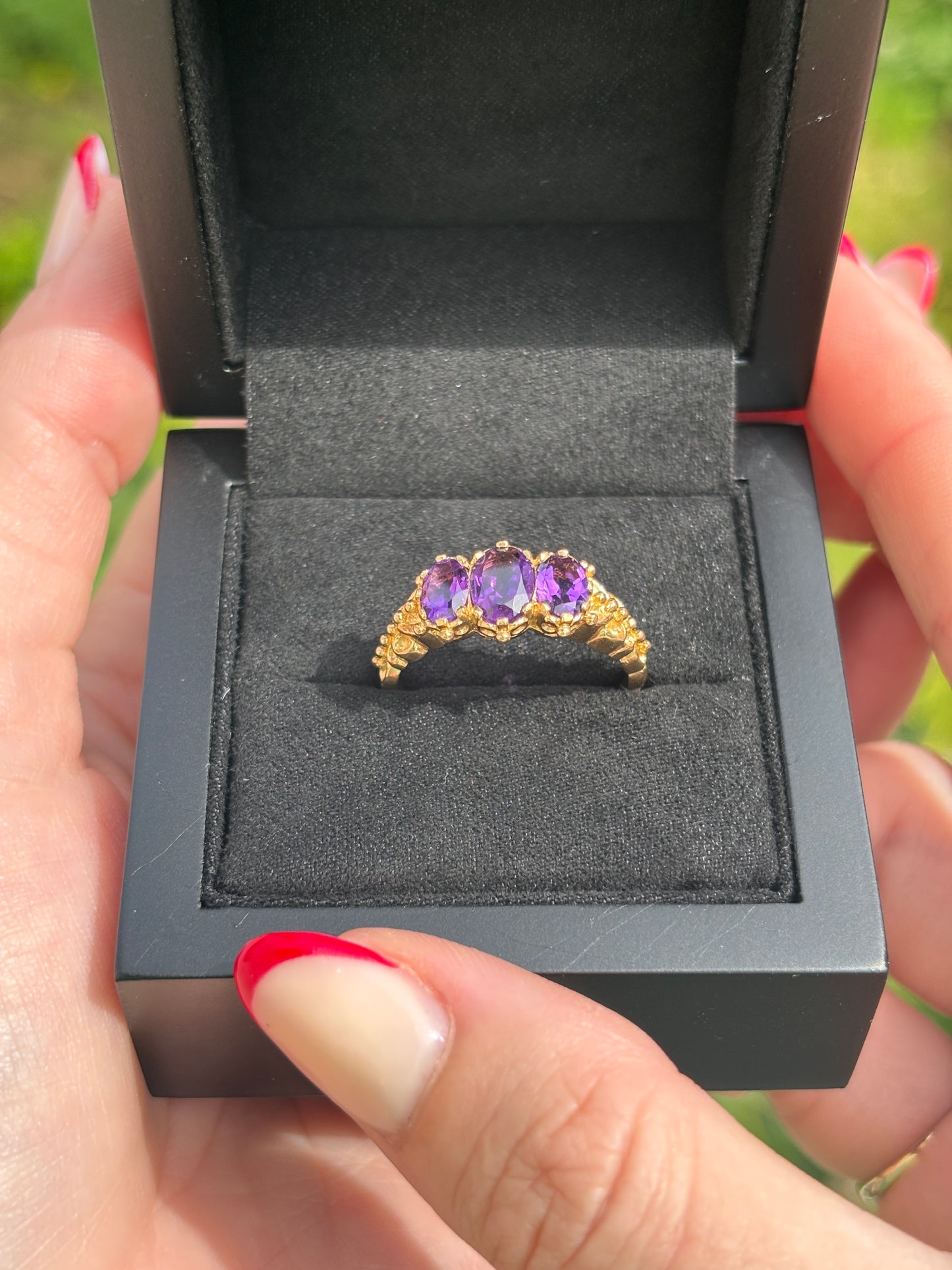 9ct Amethyst Ring