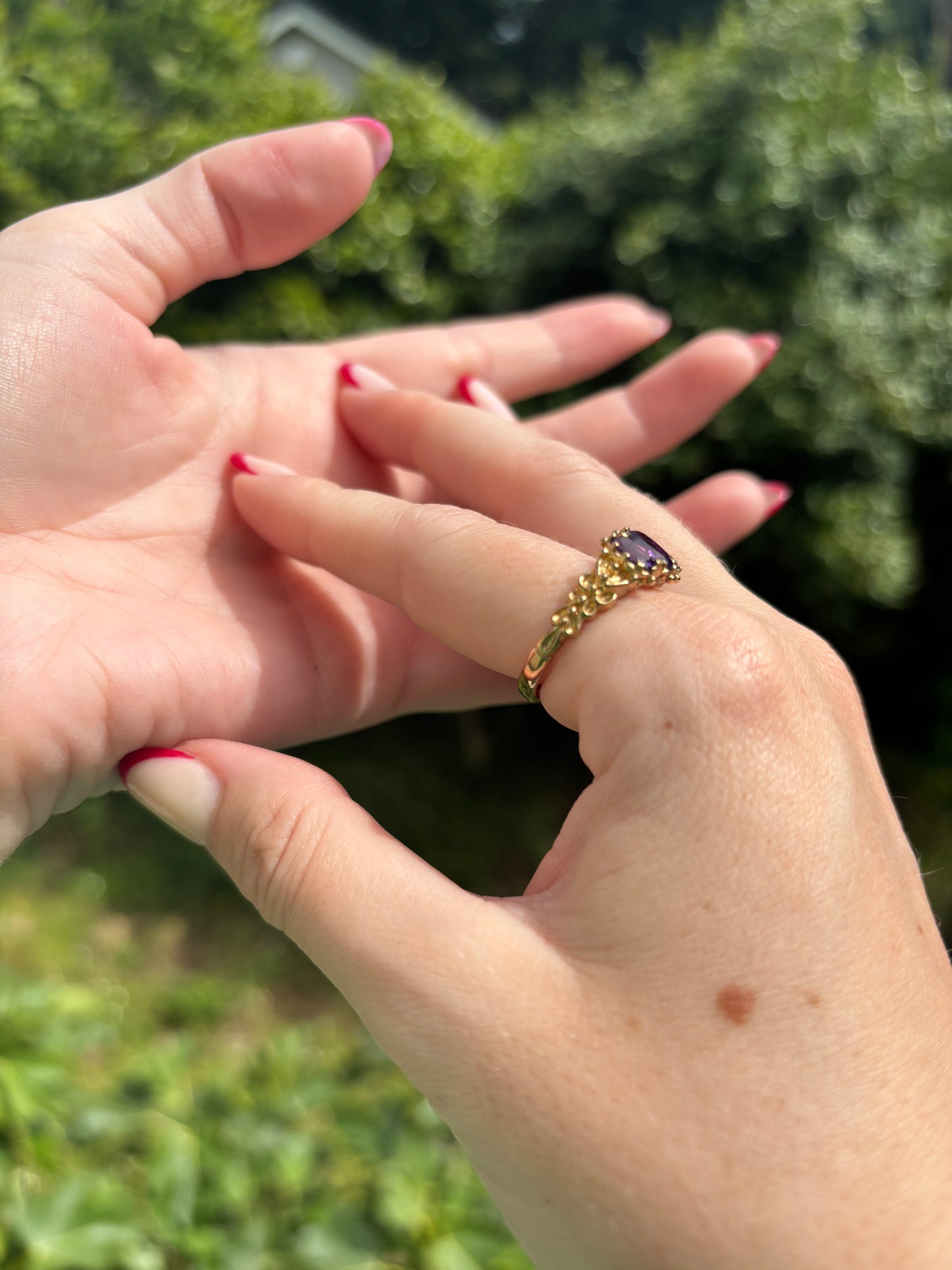 9ct Amethyst Ring